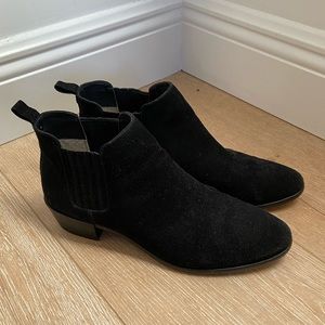 Michael Kors suede ankle bootie